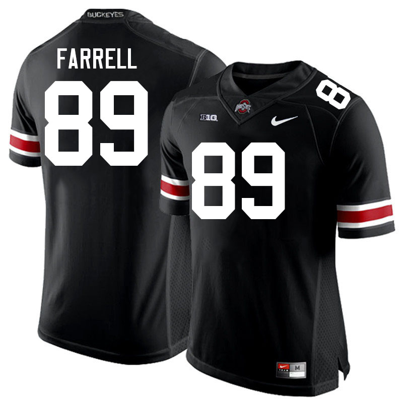 #89 Luke Farrell Ohio State Buckeyes Jerseys Football Stitched-Black